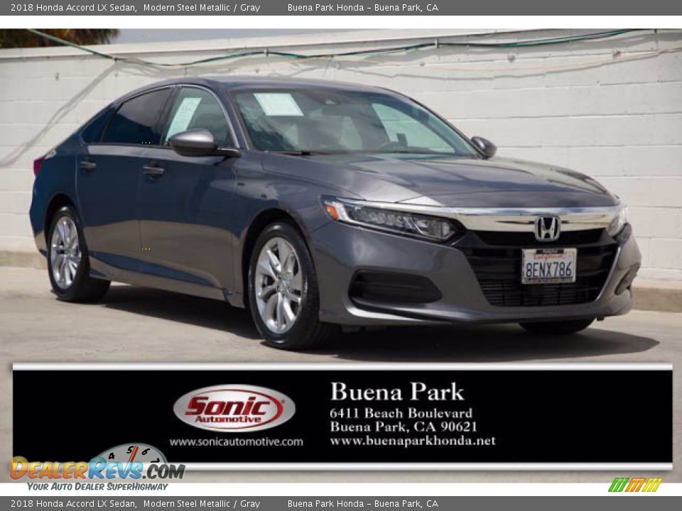 2018 Honda Accord LX Sedan Modern Steel Metallic / Gray Photo #1