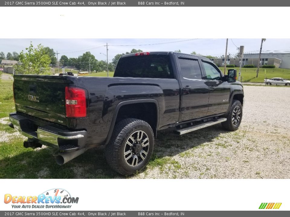 Onyx Black 2017 GMC Sierra 3500HD SLE Crew Cab 4x4 Photo #8