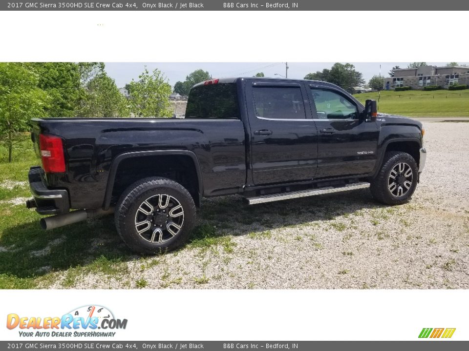 Onyx Black 2017 GMC Sierra 3500HD SLE Crew Cab 4x4 Photo #9