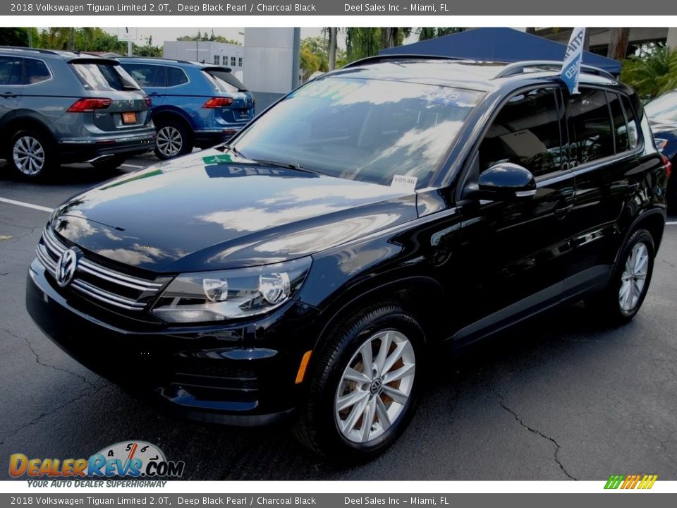 2018 Volkswagen Tiguan Limited 2.0T Deep Black Pearl / Charcoal Black Photo #4