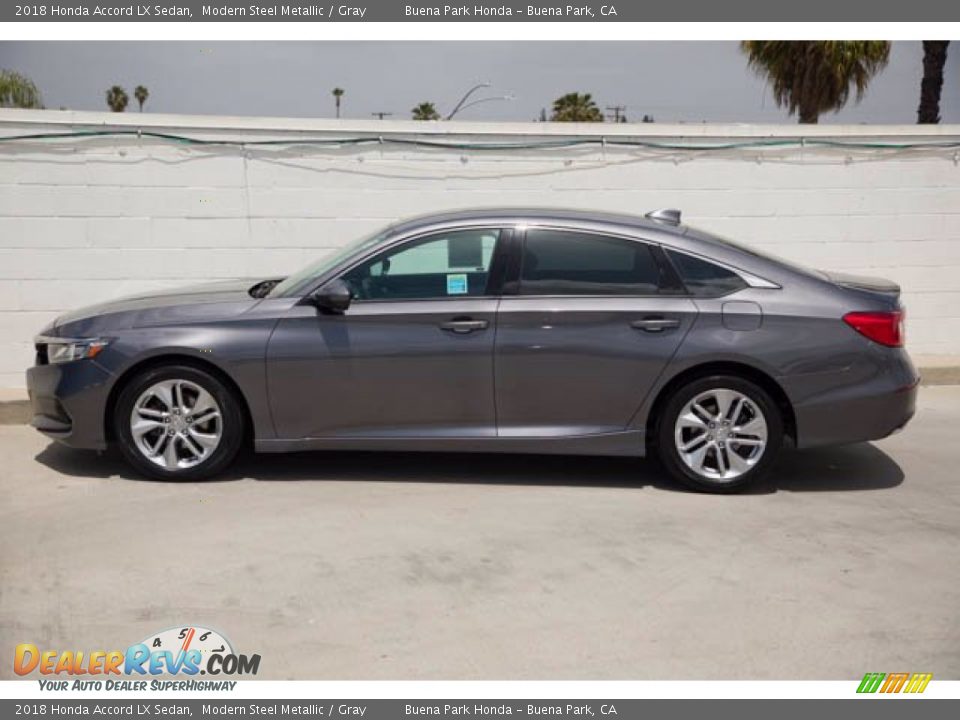 2018 Honda Accord LX Sedan Modern Steel Metallic / Gray Photo #10