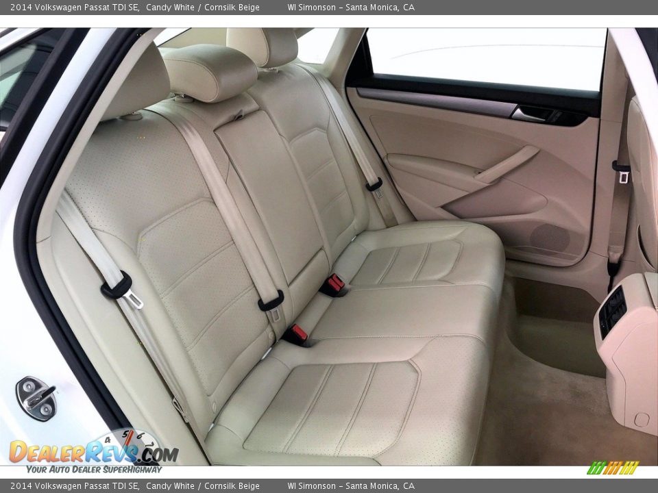 2014 Volkswagen Passat TDI SE Candy White / Cornsilk Beige Photo #19