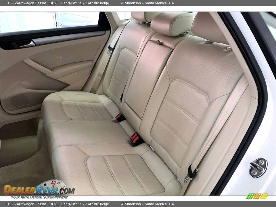 2014 Volkswagen Passat TDI SE Candy White / Cornsilk Beige Photo #20