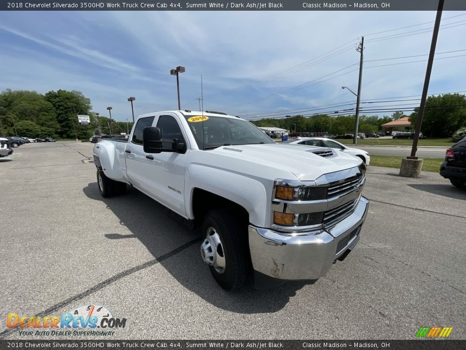 2018 Chevrolet Silverado 3500HD Work Truck Crew Cab 4x4 Summit White / Dark Ash/Jet Black Photo #1