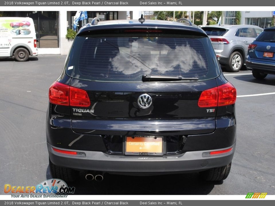 2018 Volkswagen Tiguan Limited 2.0T Deep Black Pearl / Charcoal Black Photo #8