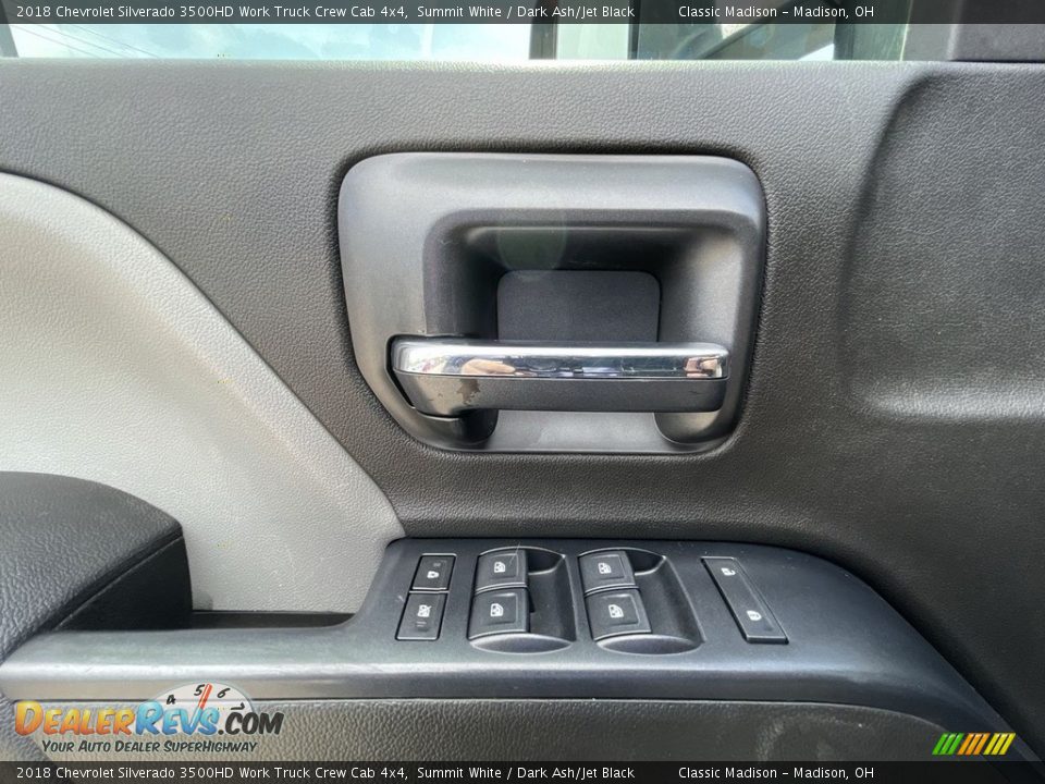 Door Panel of 2018 Chevrolet Silverado 3500HD Work Truck Crew Cab 4x4 Photo #5