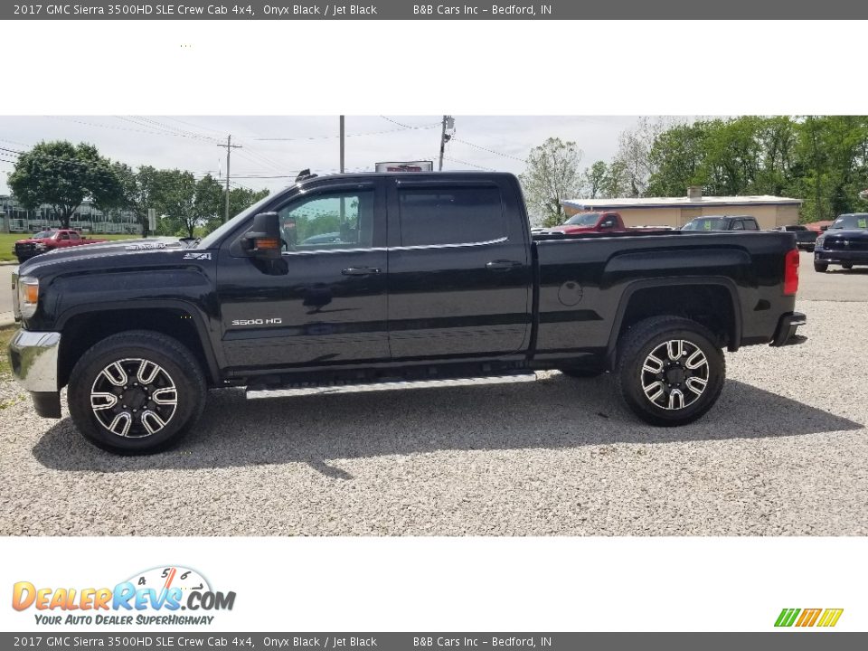 2017 GMC Sierra 3500HD SLE Crew Cab 4x4 Onyx Black / Jet Black Photo #25