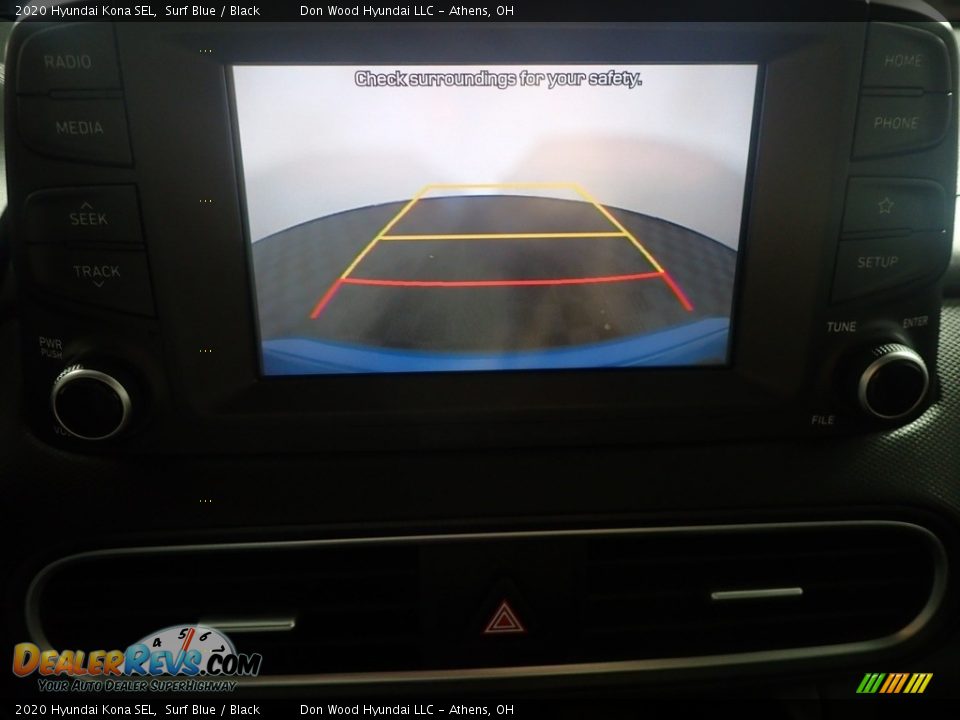2020 Hyundai Kona SEL Surf Blue / Black Photo #3