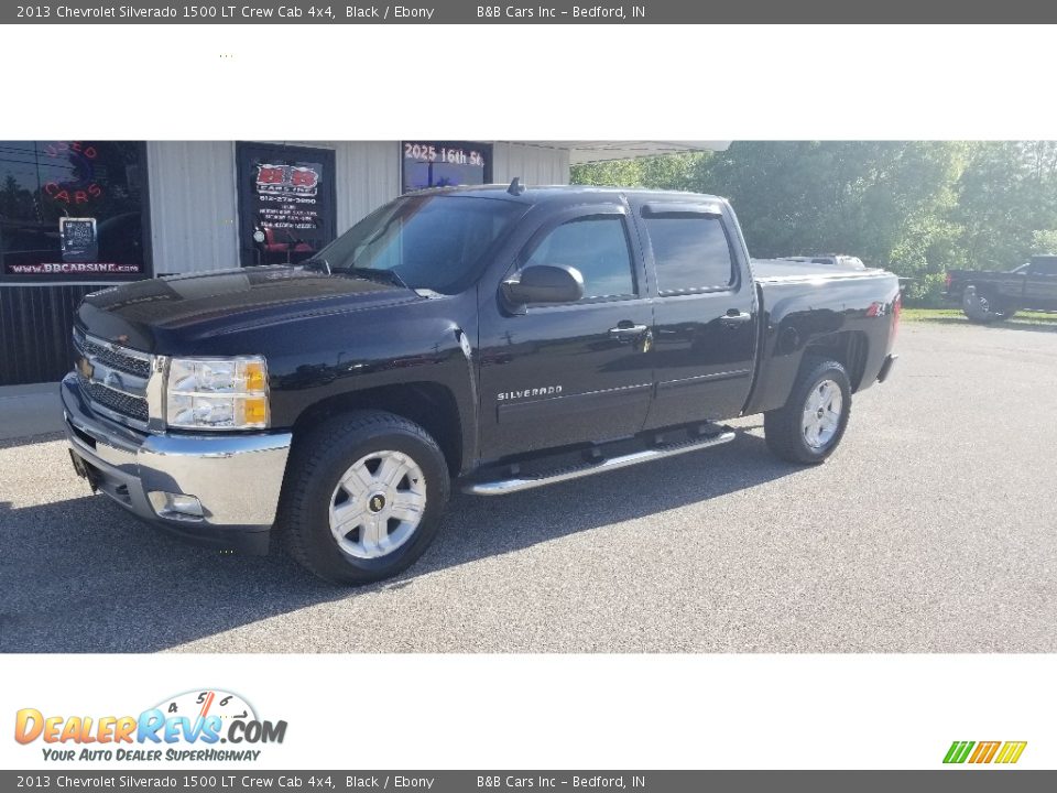 2013 Chevrolet Silverado 1500 LT Crew Cab 4x4 Black / Ebony Photo #1