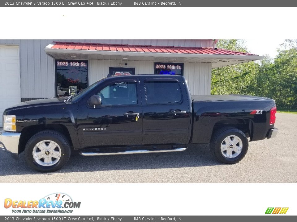 2013 Chevrolet Silverado 1500 LT Crew Cab 4x4 Black / Ebony Photo #2