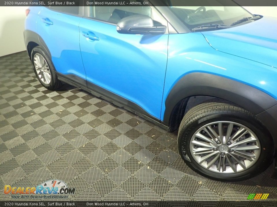 2020 Hyundai Kona SEL Surf Blue / Black Photo #5