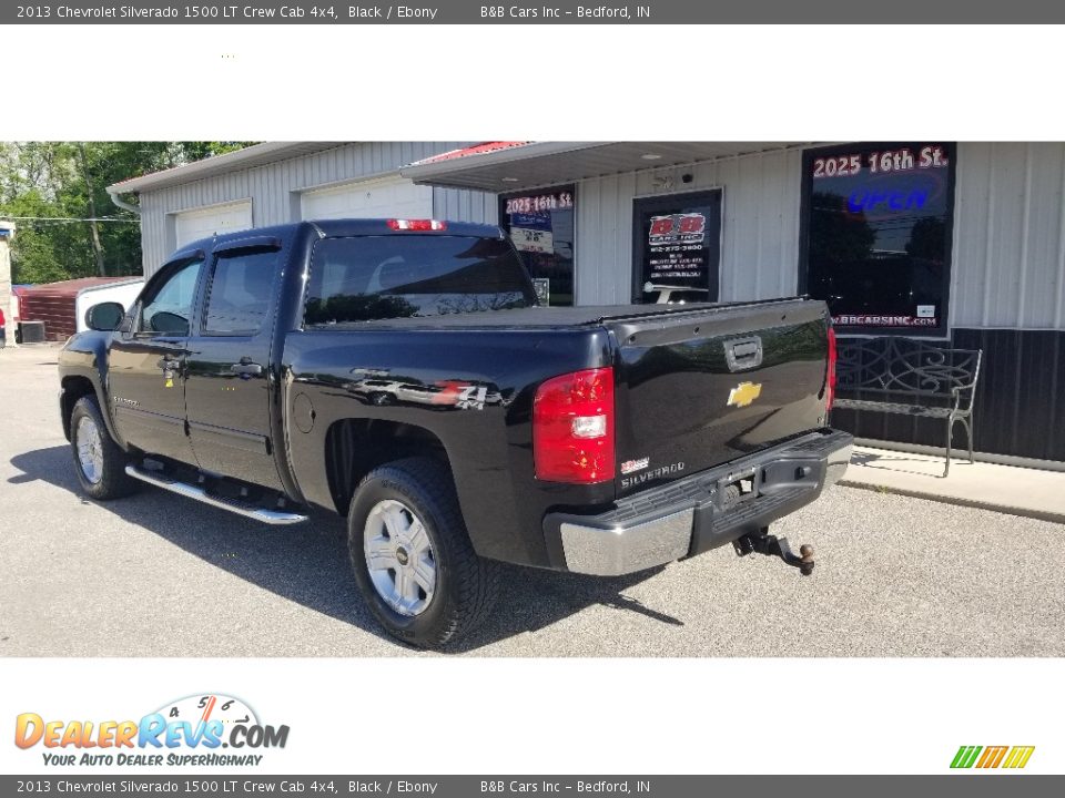 2013 Chevrolet Silverado 1500 LT Crew Cab 4x4 Black / Ebony Photo #4