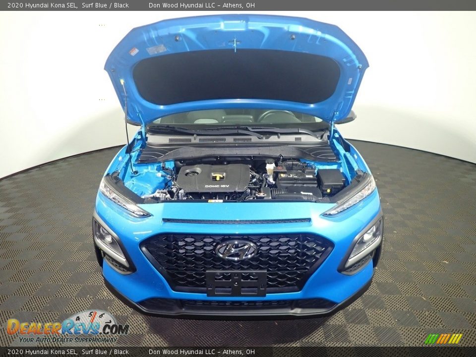 2020 Hyundai Kona SEL Surf Blue / Black Photo #7