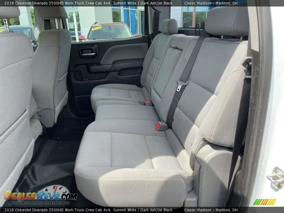 2018 Chevrolet Silverado 3500HD Work Truck Crew Cab 4x4 Summit White / Dark Ash/Jet Black Photo #13