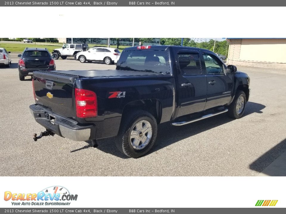 2013 Chevrolet Silverado 1500 LT Crew Cab 4x4 Black / Ebony Photo #6