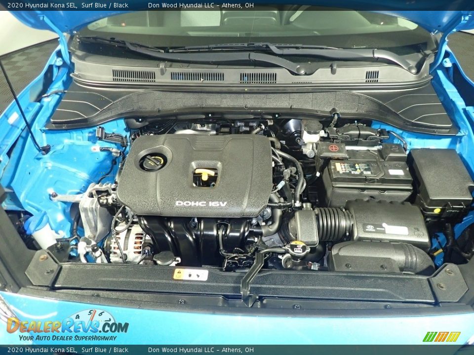 2020 Hyundai Kona SEL Surf Blue / Black Photo #8