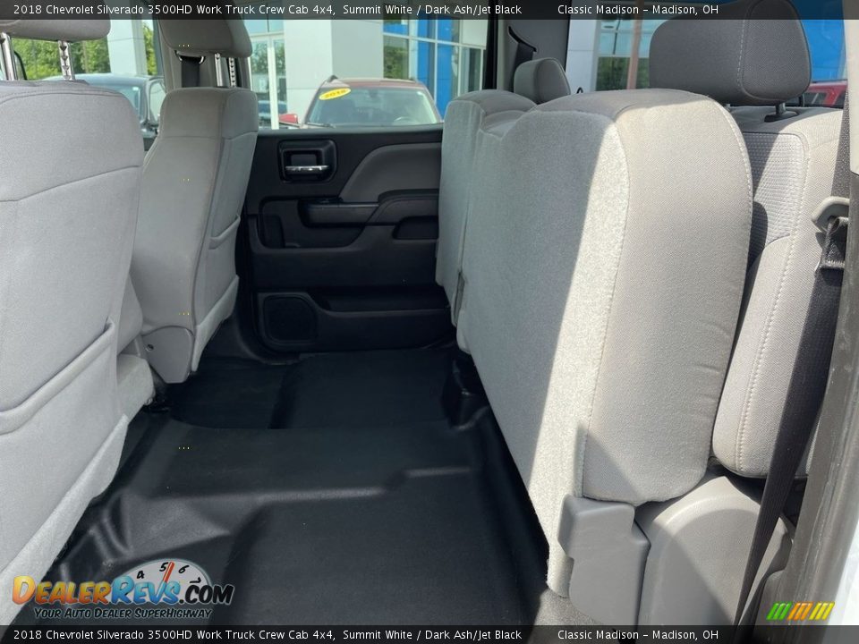 2018 Chevrolet Silverado 3500HD Work Truck Crew Cab 4x4 Summit White / Dark Ash/Jet Black Photo #14