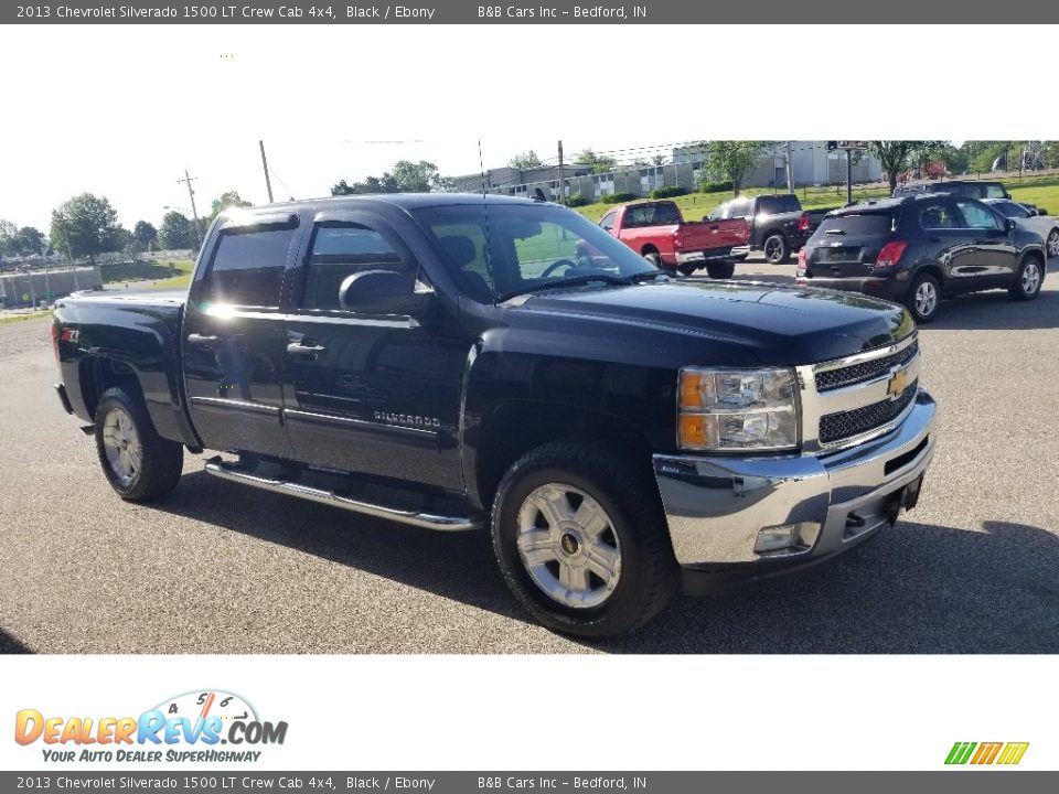 2013 Chevrolet Silverado 1500 LT Crew Cab 4x4 Black / Ebony Photo #7