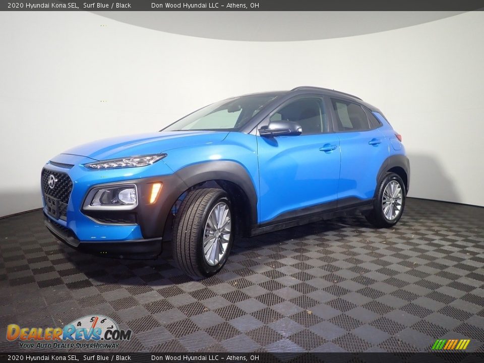 2020 Hyundai Kona SEL Surf Blue / Black Photo #9