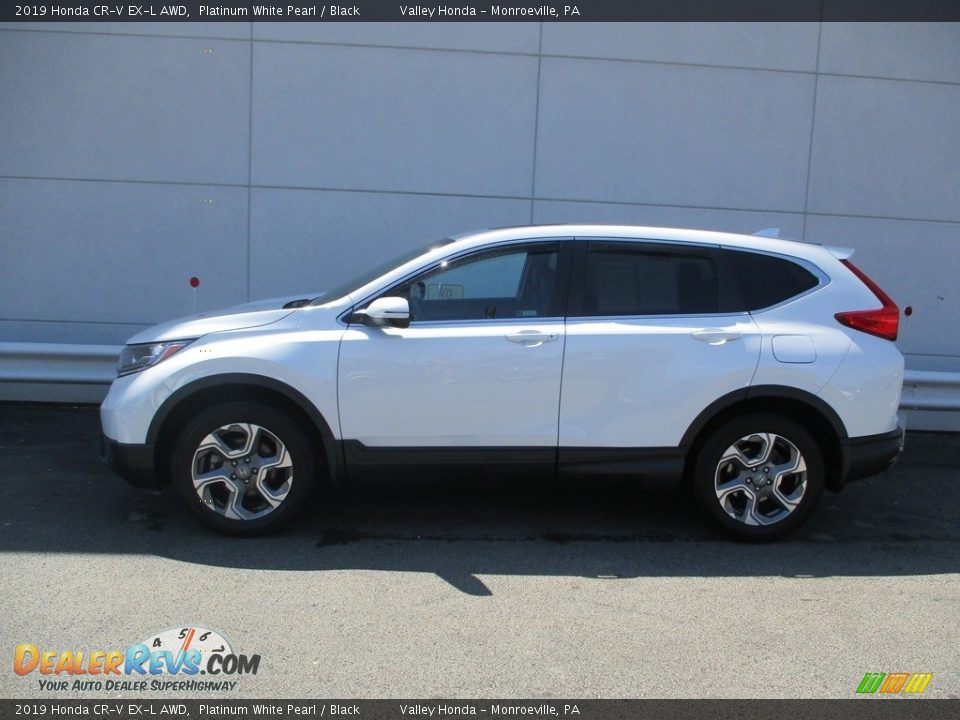 2019 Honda CR-V EX-L AWD Platinum White Pearl / Black Photo #2