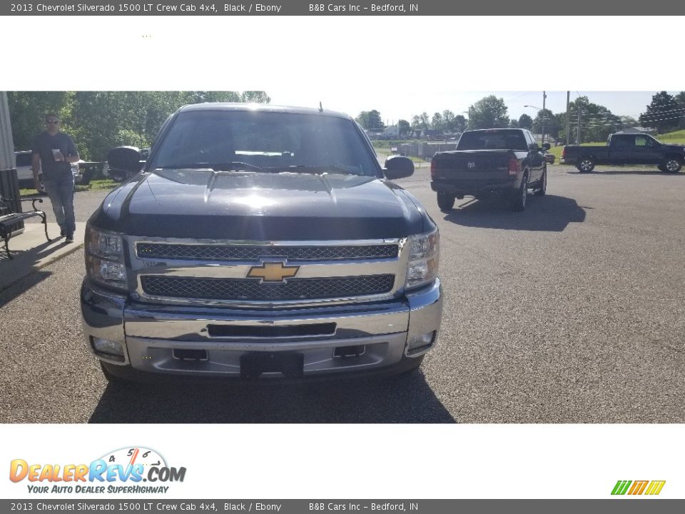 2013 Chevrolet Silverado 1500 LT Crew Cab 4x4 Black / Ebony Photo #8