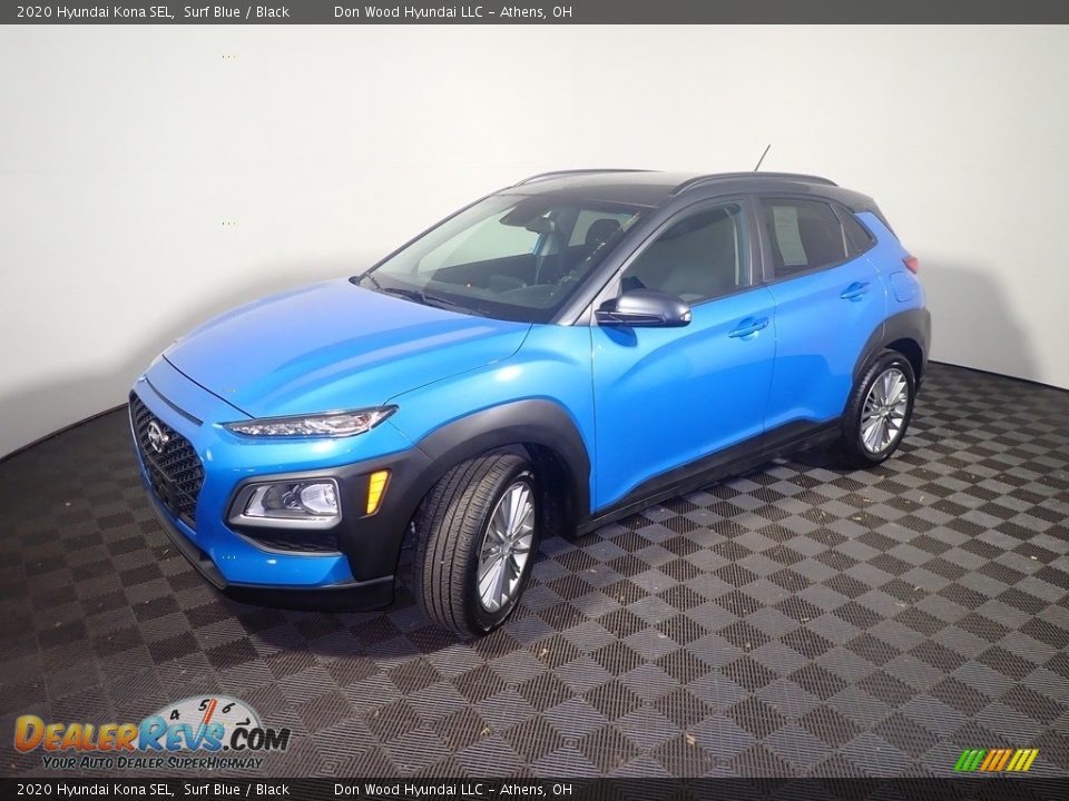 2020 Hyundai Kona SEL Surf Blue / Black Photo #10