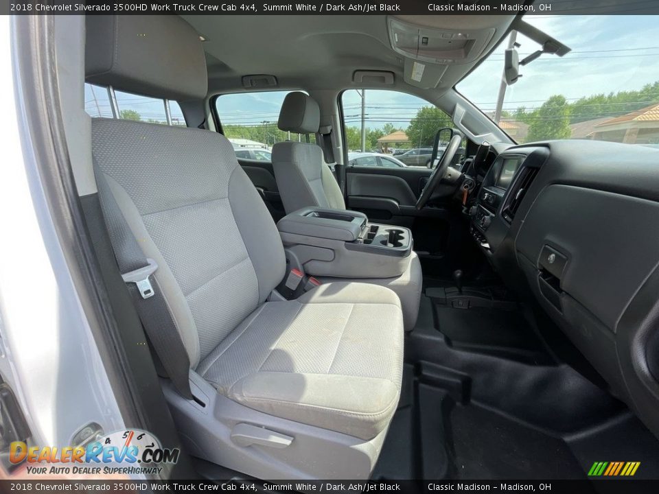 2018 Chevrolet Silverado 3500HD Work Truck Crew Cab 4x4 Summit White / Dark Ash/Jet Black Photo #16