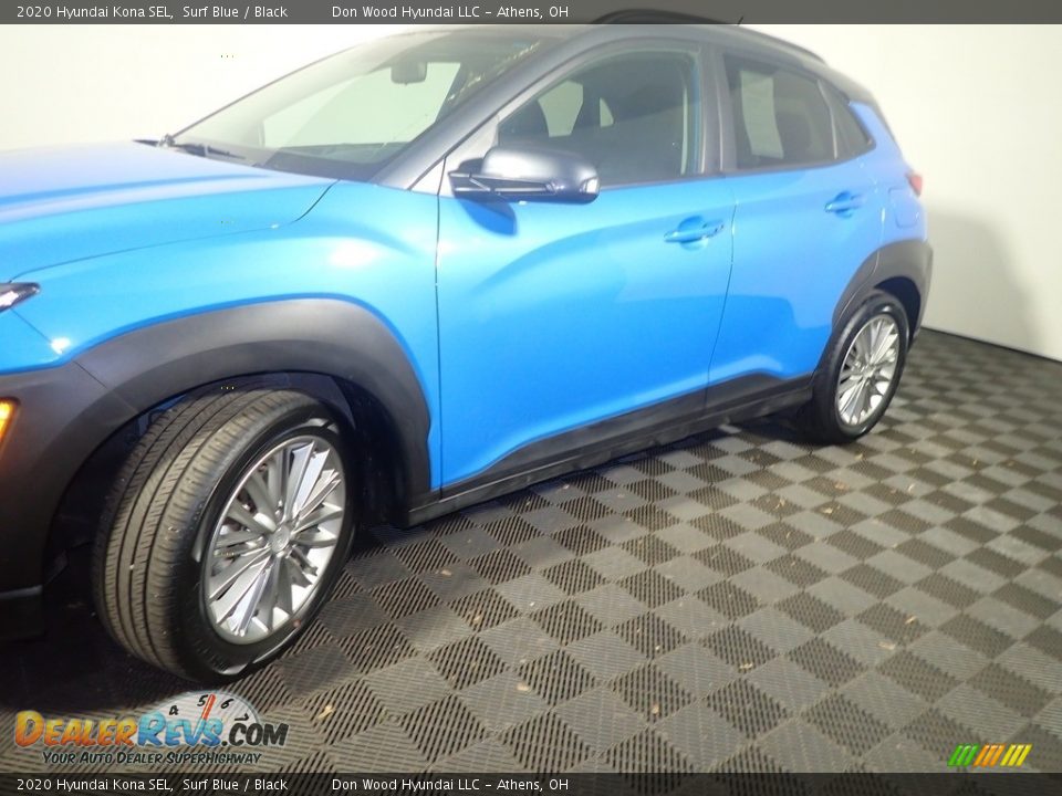 2020 Hyundai Kona SEL Surf Blue / Black Photo #11