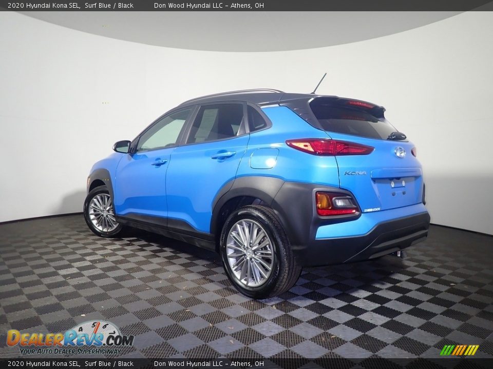 2020 Hyundai Kona SEL Surf Blue / Black Photo #12