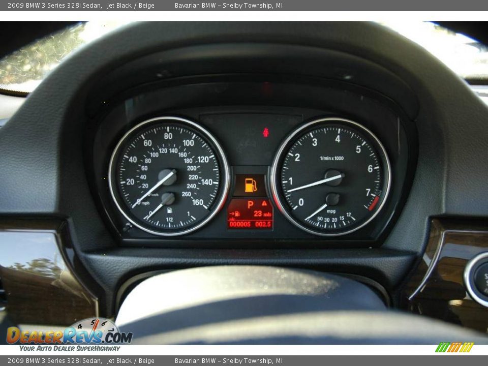 2009 BMW 3 Series 328i Sedan Jet Black / Beige Photo #15