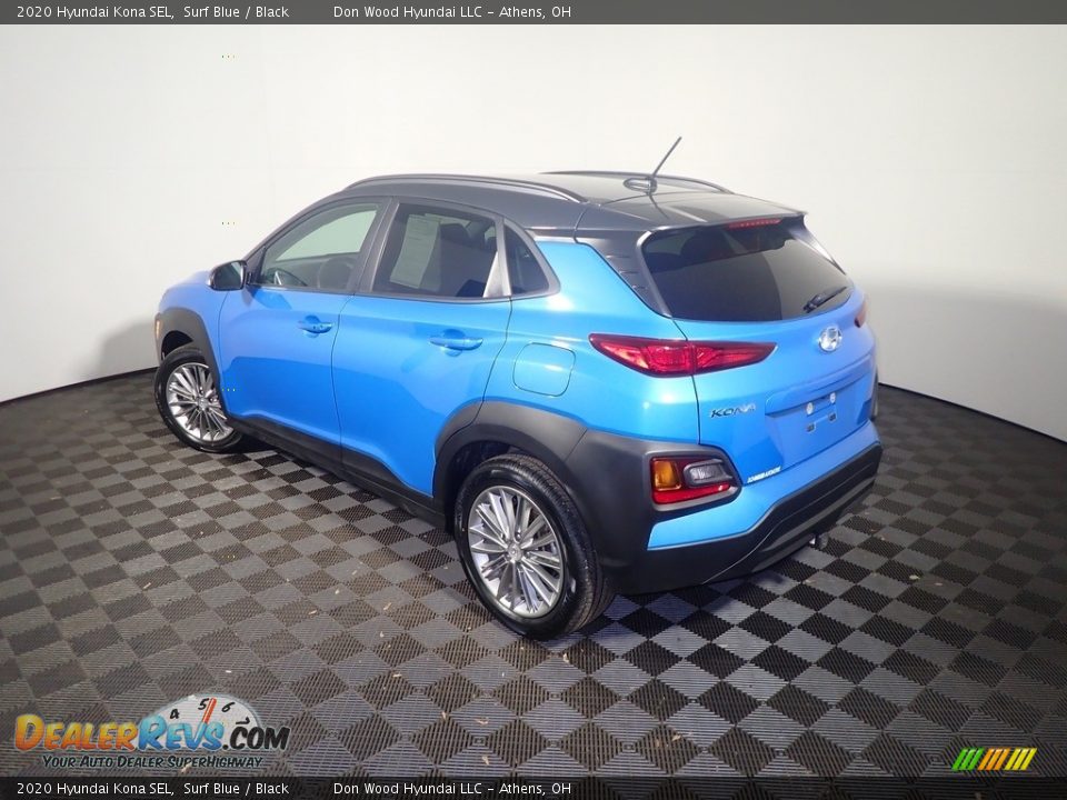 2020 Hyundai Kona SEL Surf Blue / Black Photo #13