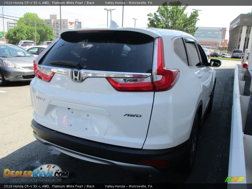 2019 Honda CR-V EX-L AWD Platinum White Pearl / Black Photo #5