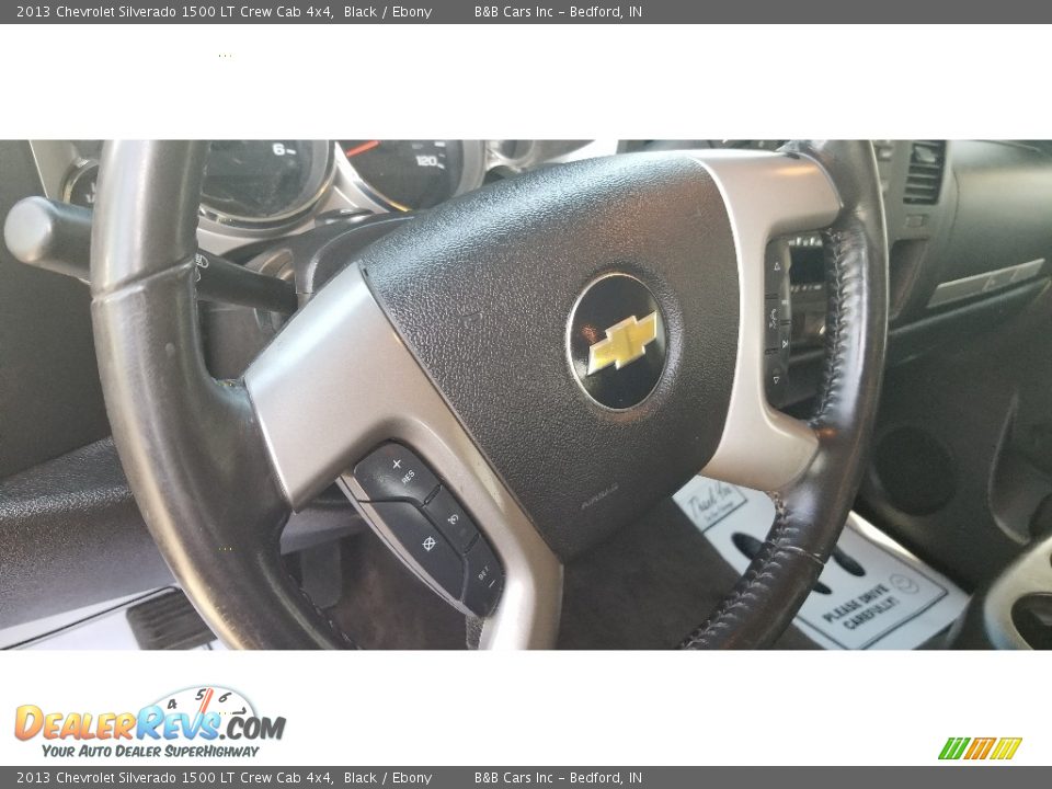 2013 Chevrolet Silverado 1500 LT Crew Cab 4x4 Black / Ebony Photo #12