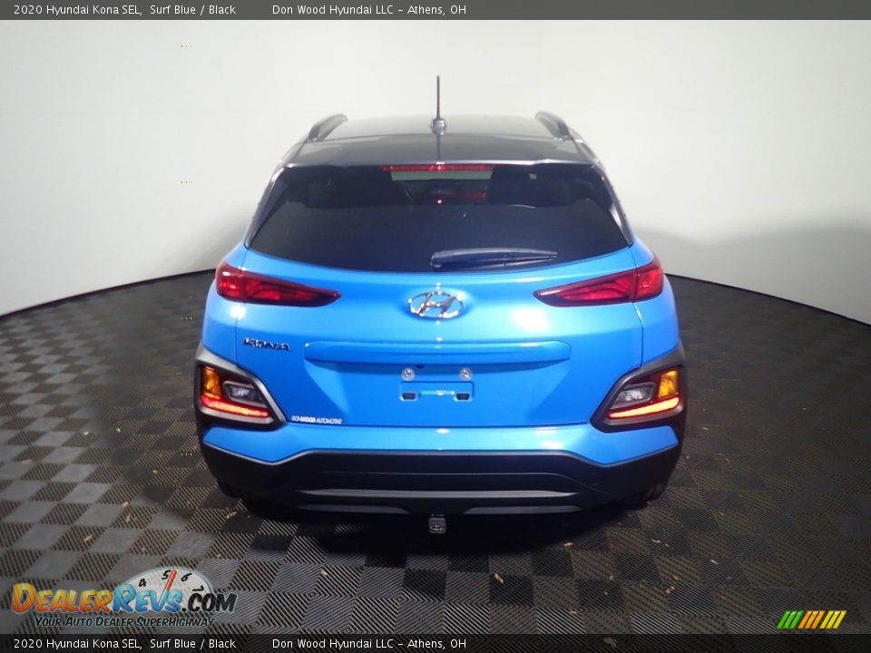2020 Hyundai Kona SEL Surf Blue / Black Photo #14