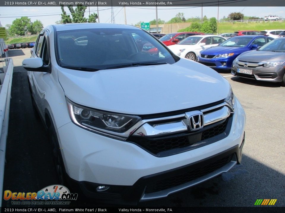 2019 Honda CR-V EX-L AWD Platinum White Pearl / Black Photo #6
