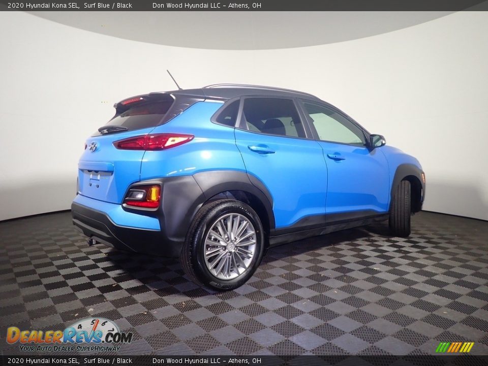 2020 Hyundai Kona SEL Surf Blue / Black Photo #17