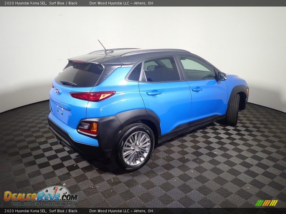2020 Hyundai Kona SEL Surf Blue / Black Photo #18