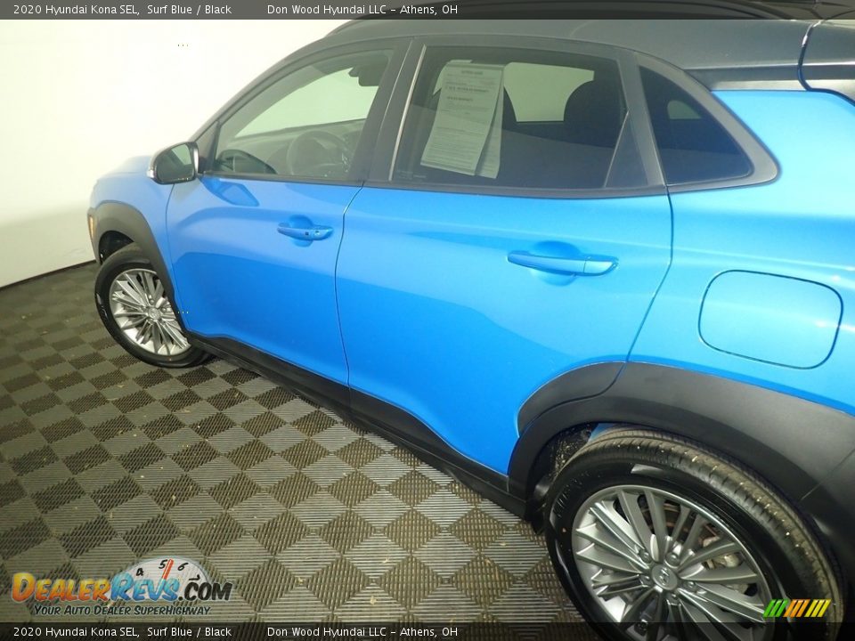 2020 Hyundai Kona SEL Surf Blue / Black Photo #19