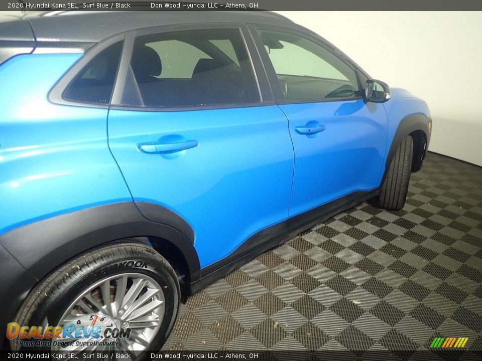 2020 Hyundai Kona SEL Surf Blue / Black Photo #20