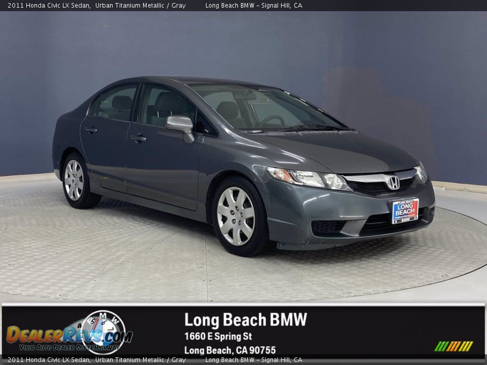 2011 Honda Civic LX Sedan Urban Titanium Metallic / Gray Photo #1