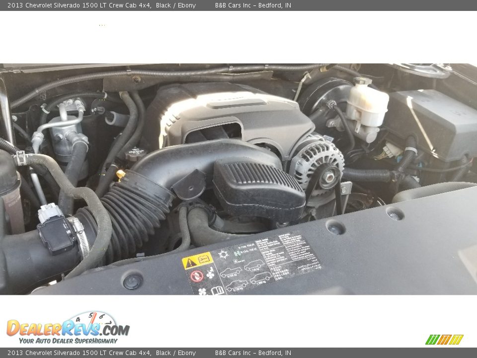 2013 Chevrolet Silverado 1500 LT Crew Cab 4x4 Black / Ebony Photo #21