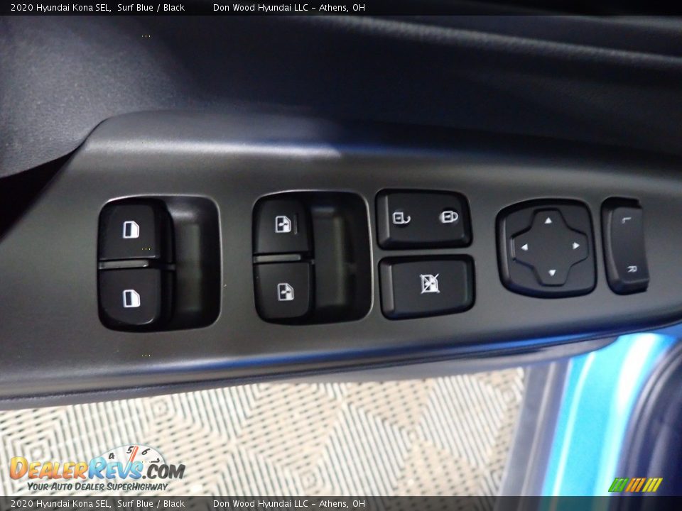 2020 Hyundai Kona SEL Surf Blue / Black Photo #22