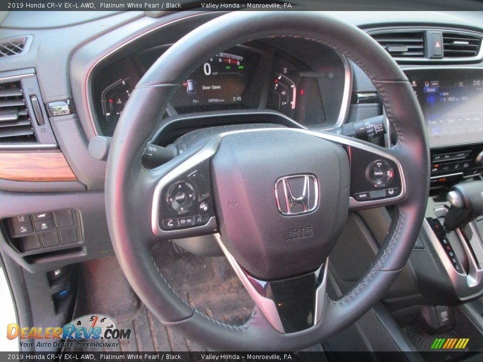 2019 Honda CR-V EX-L AWD Platinum White Pearl / Black Photo #14