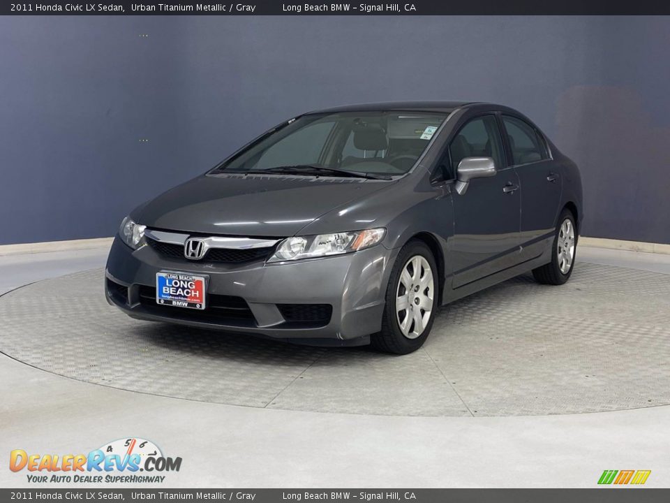 2011 Honda Civic LX Sedan Urban Titanium Metallic / Gray Photo #3