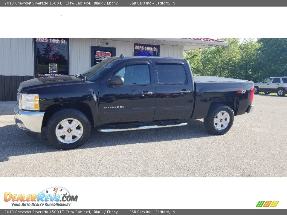 2013 Chevrolet Silverado 1500 LT Crew Cab 4x4 Black / Ebony Photo #23