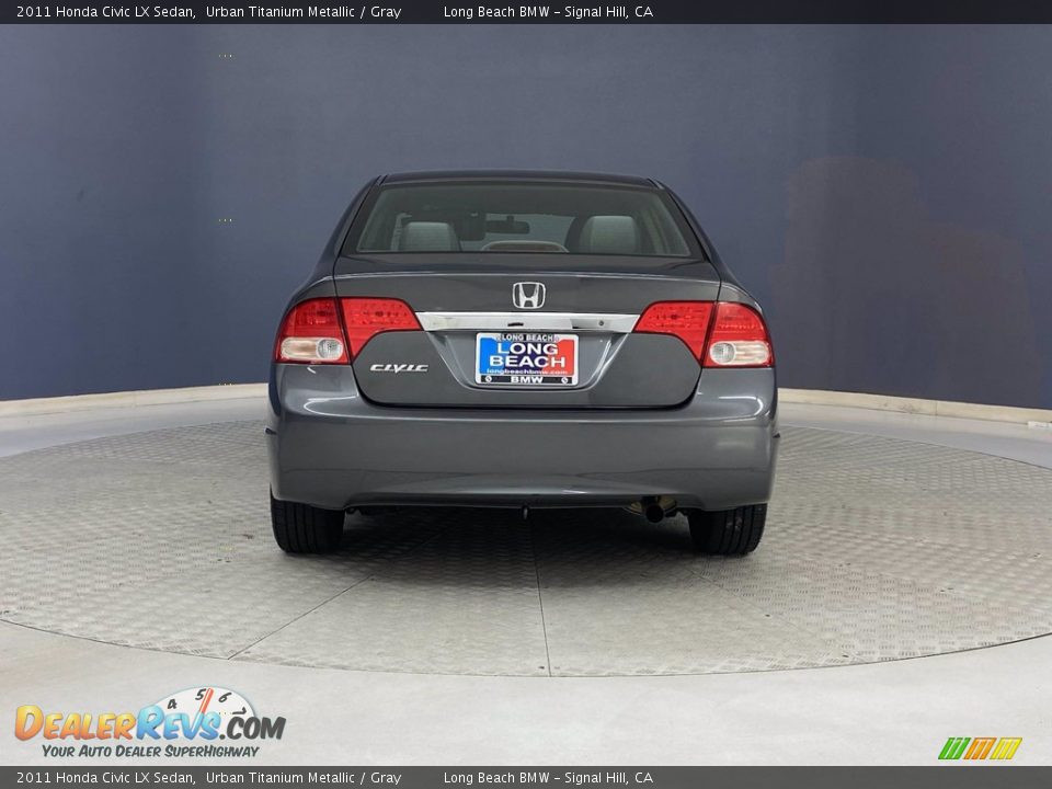 2011 Honda Civic LX Sedan Urban Titanium Metallic / Gray Photo #4