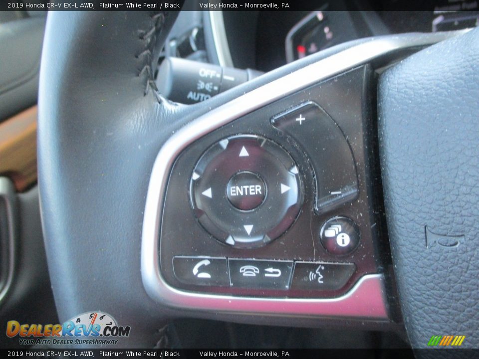2019 Honda CR-V EX-L AWD Platinum White Pearl / Black Photo #17
