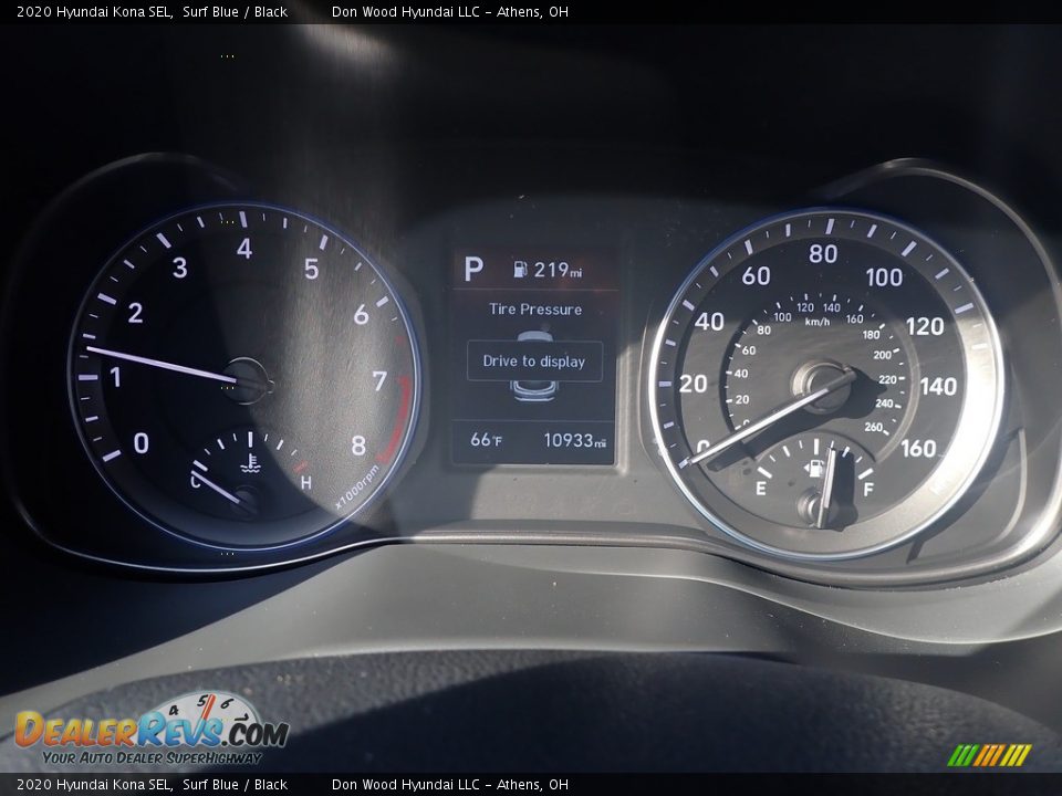 2020 Hyundai Kona SEL Surf Blue / Black Photo #29