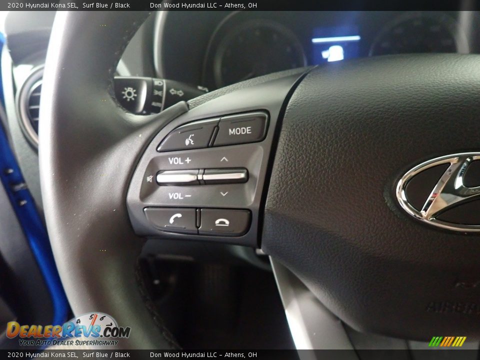 2020 Hyundai Kona SEL Surf Blue / Black Photo #30