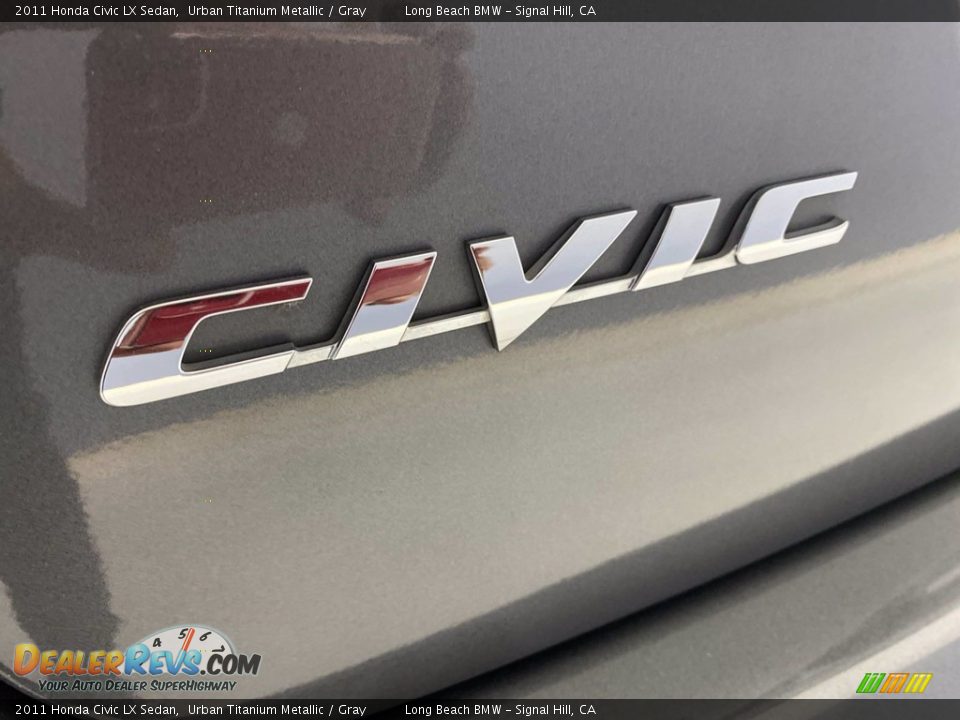 2011 Honda Civic LX Sedan Urban Titanium Metallic / Gray Photo #11